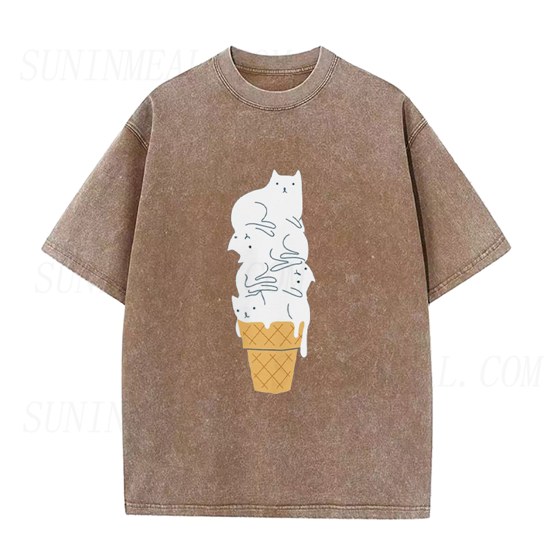 Ice Cream Cats Unisex Tee
