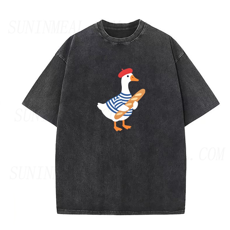 Baguette French Duck Unisex Tee