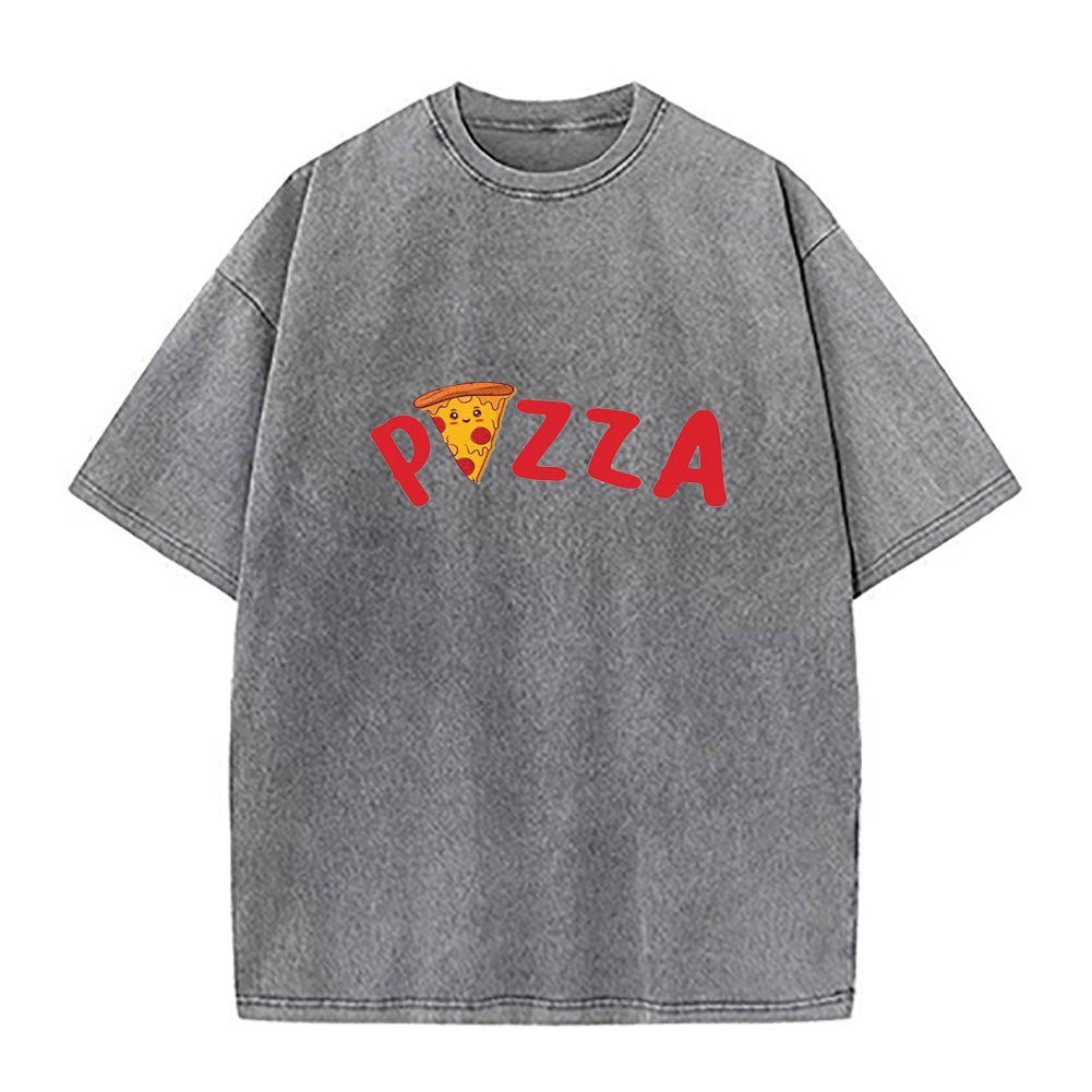 ピザ ユニセックス Tシャツ