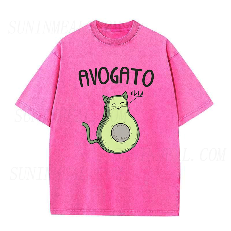 Avocado Cat Unisex Tee