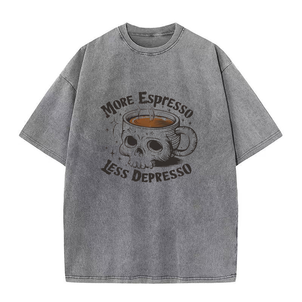 モア・エスプレッソ・レス・デプレッソ ユニセックスTシャツ