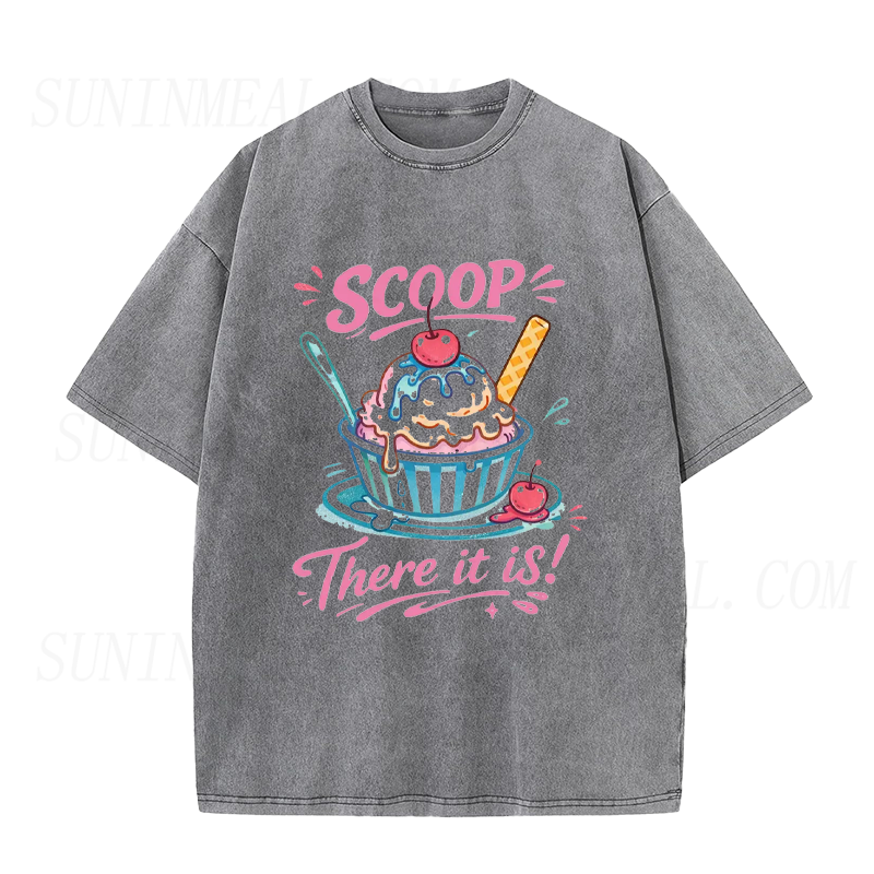 Scoop There It Is Ice Cream Unisex Tee