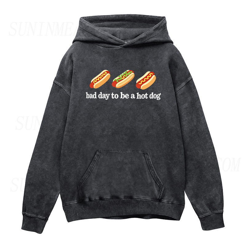 Bad Day To Be A Hot Dog Unisex Hoodie