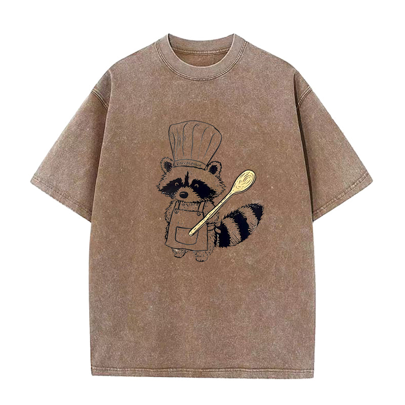 Cute Raccoon Chef Unisex Tee