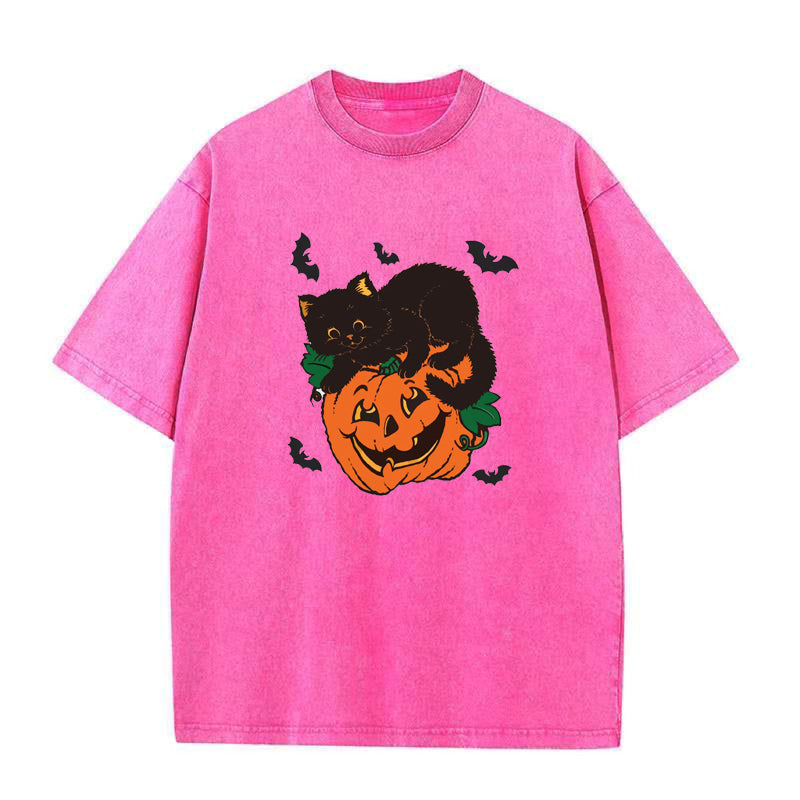 Cat Pumpkin Unisex Tee