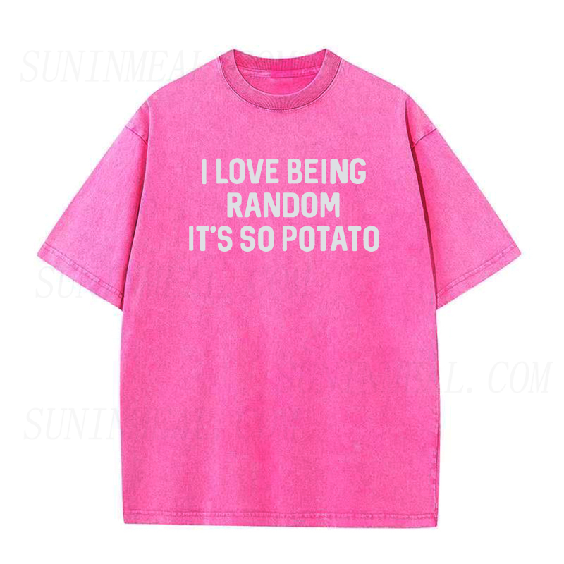 I Love Being Random, It's So Potato Unisex Tee