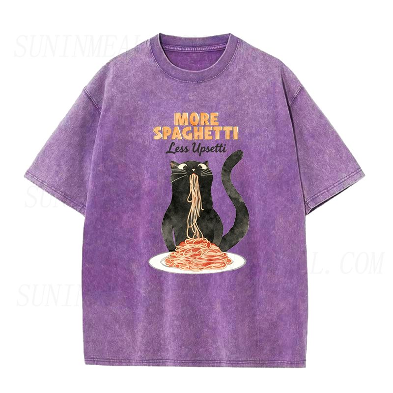 Hungry Cat Spaghetti Unisex Tee