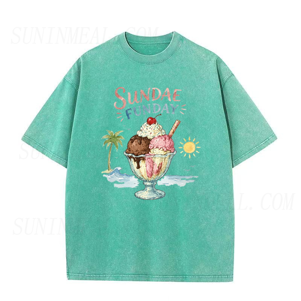 Sundae Funday Ice Cream Unisex Tee