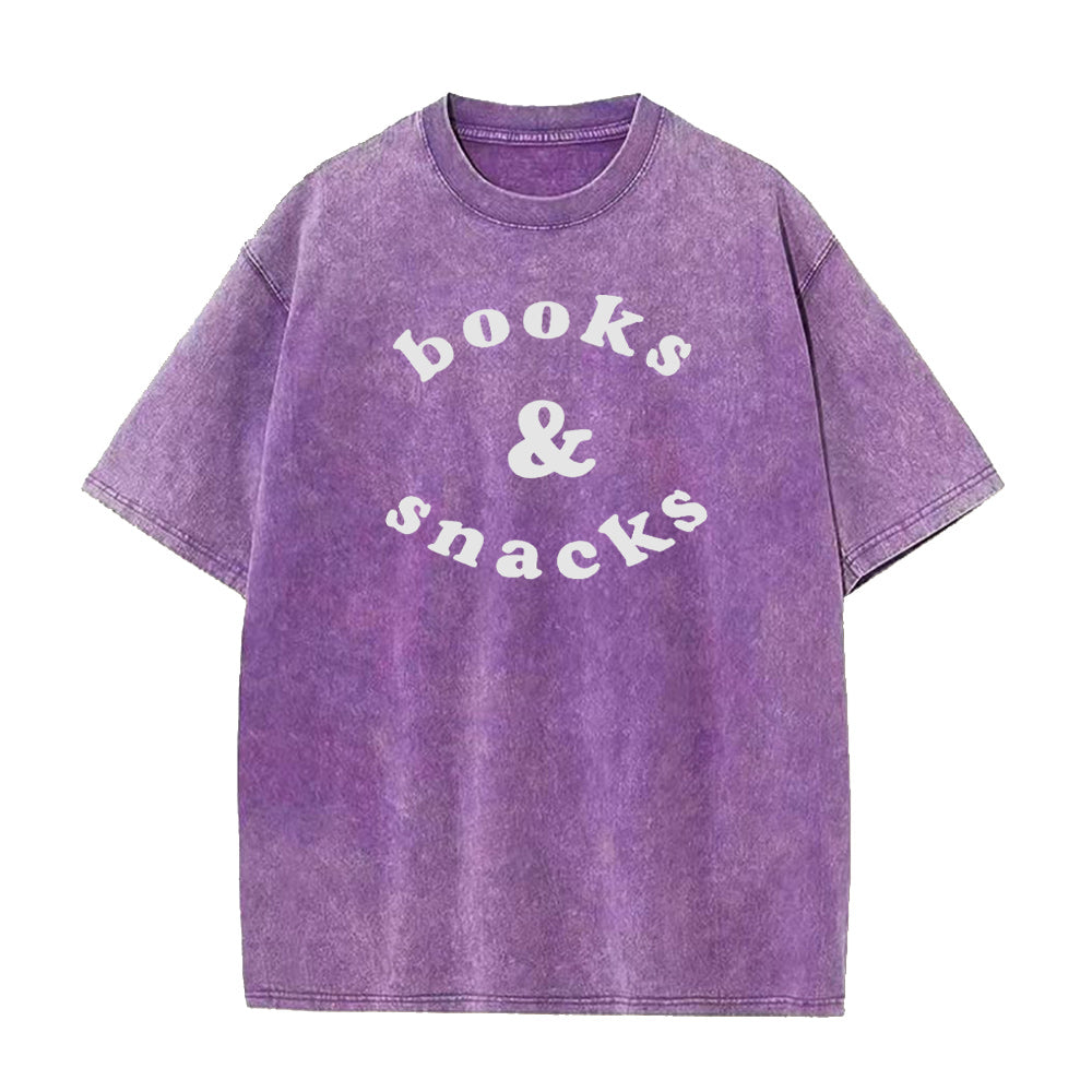 Books & Snacks Unisex Tee