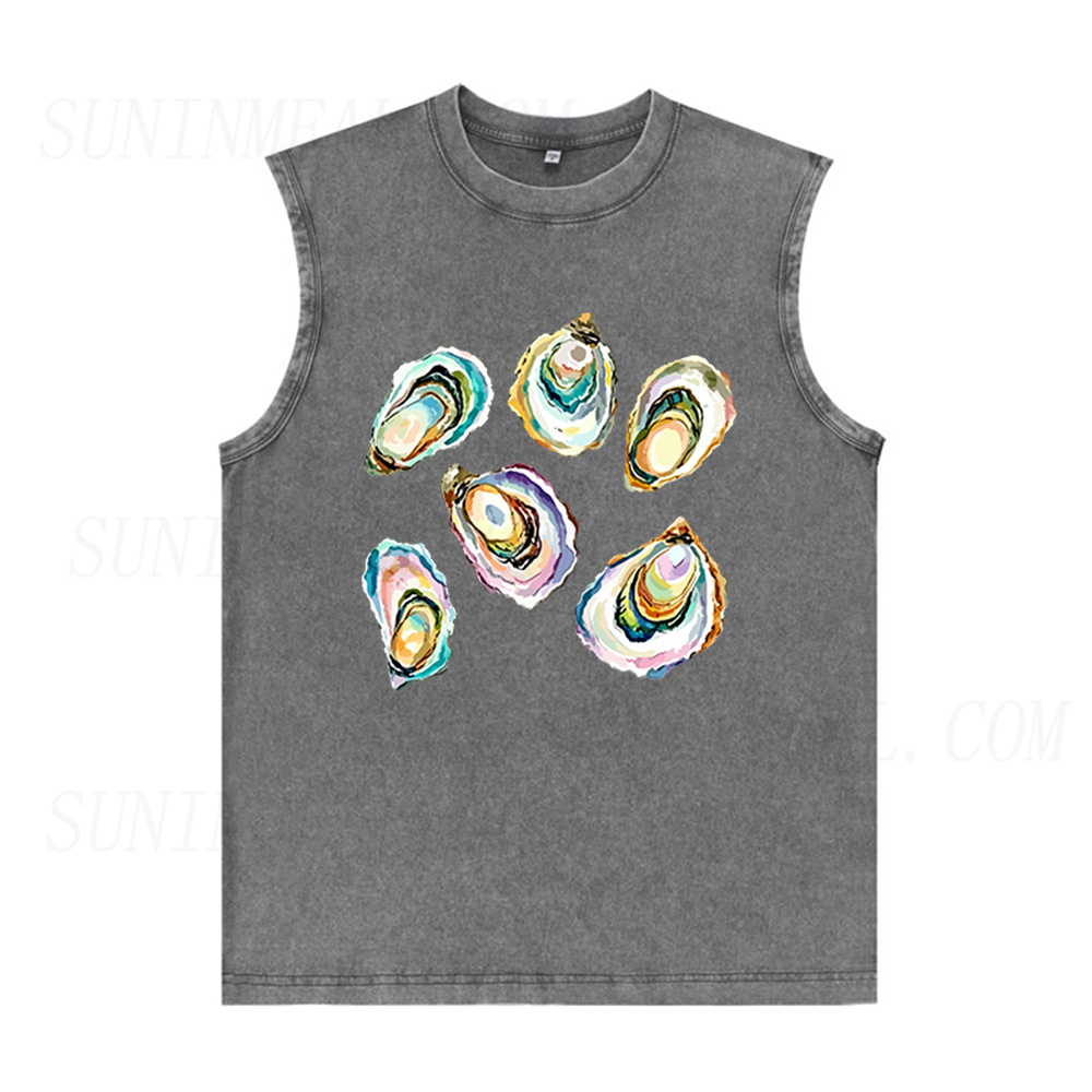 Watercolor Oyster Unisex Tank Top