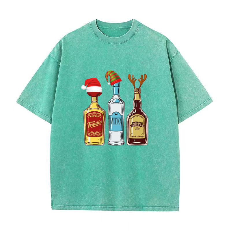 Tequila Vodka Whiskey Unisex Tee