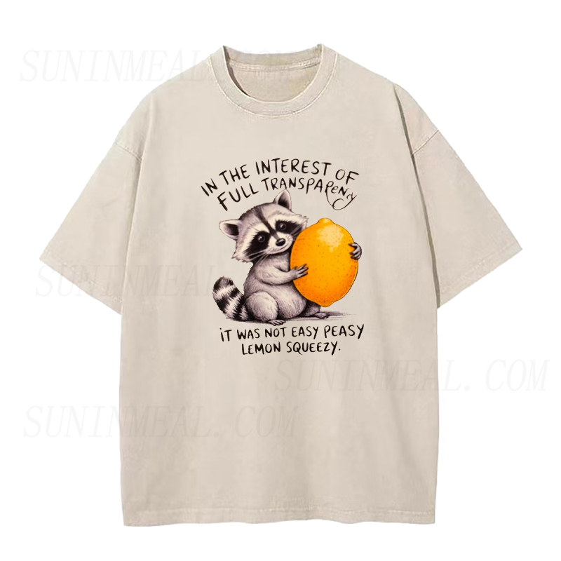 Easy Peasy Lemon Squeezy Raccoon Tee