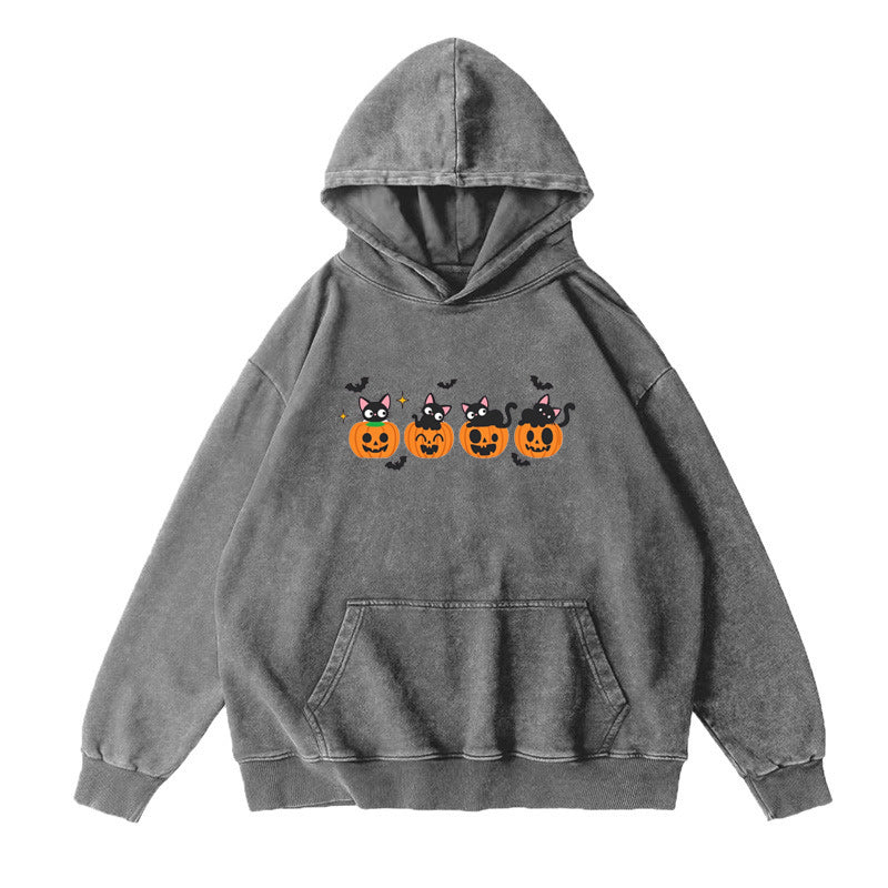 Cat Pumpkin Unisex Hoodie