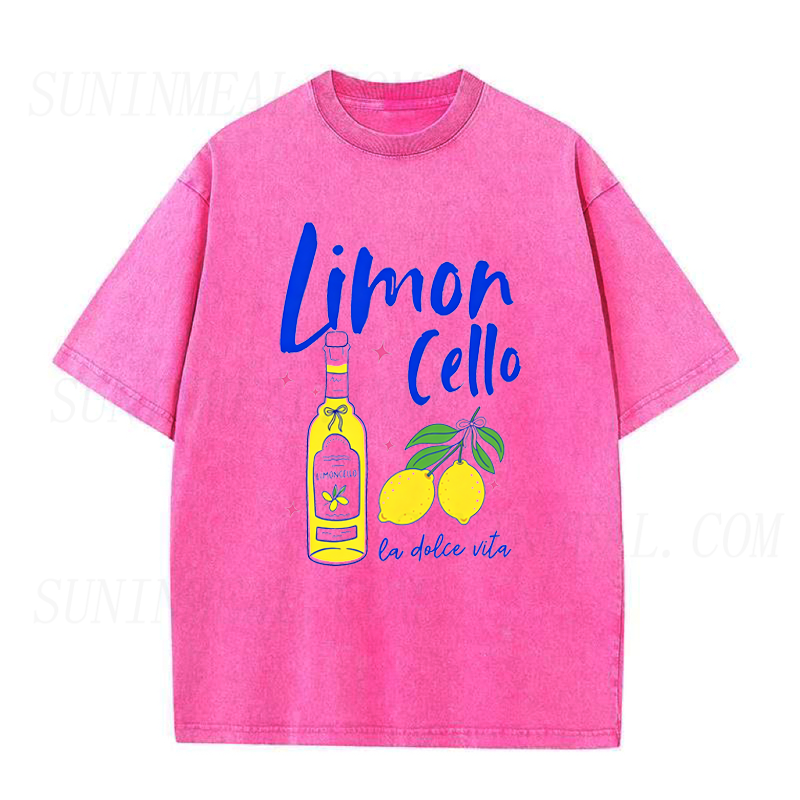 Italian La Dolce Vita Limoncello Unisex Tee