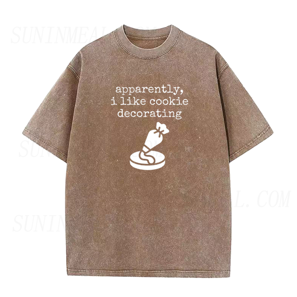 Apparently I Like Cookie Decorating Unisex Tee