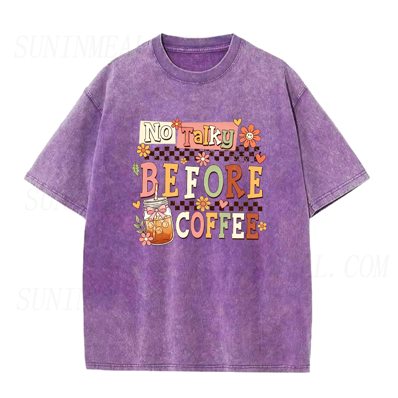 No Talky Before Coffee Unisex Tee