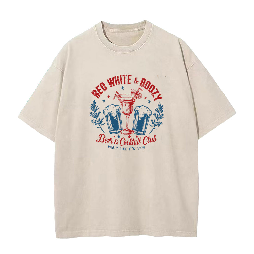 Red White and Boozy Unisex Tee