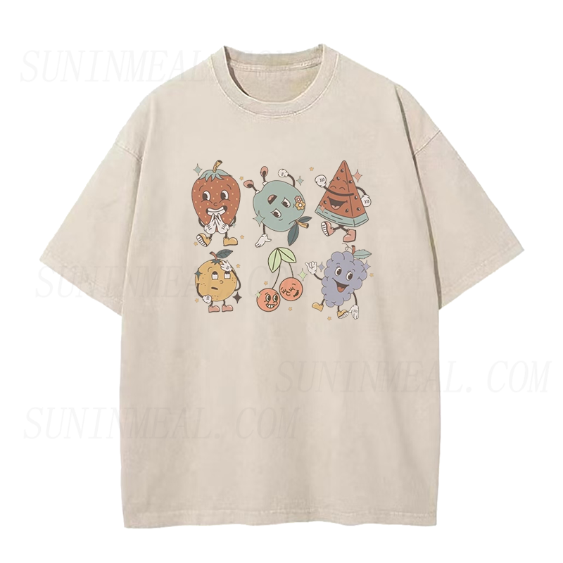 ヴィンテージフルーツユニセックスTシャツ