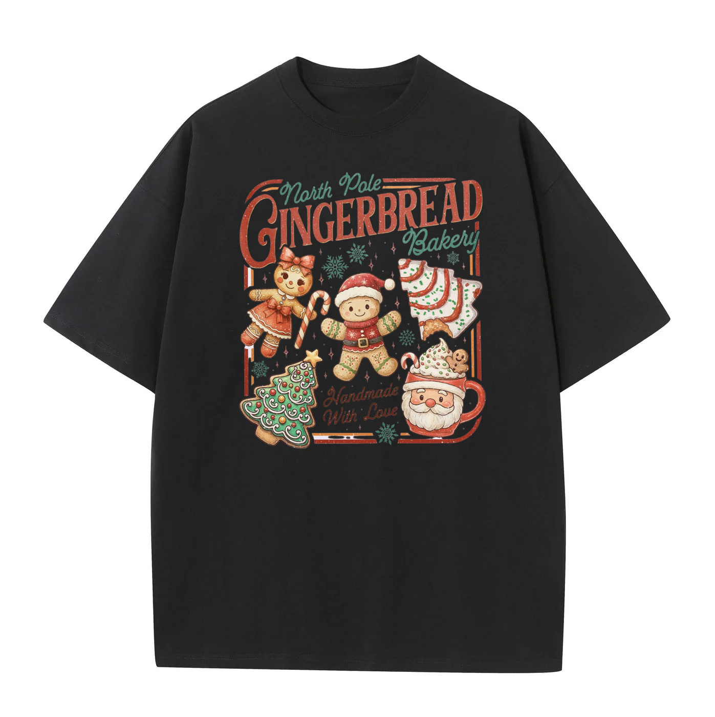 North Pole Gingerbread Unisex T-shirt