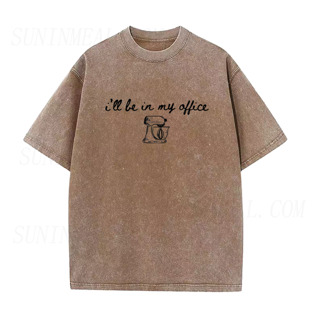 Vintage I'll Be In My Office Baking Unisex Tee