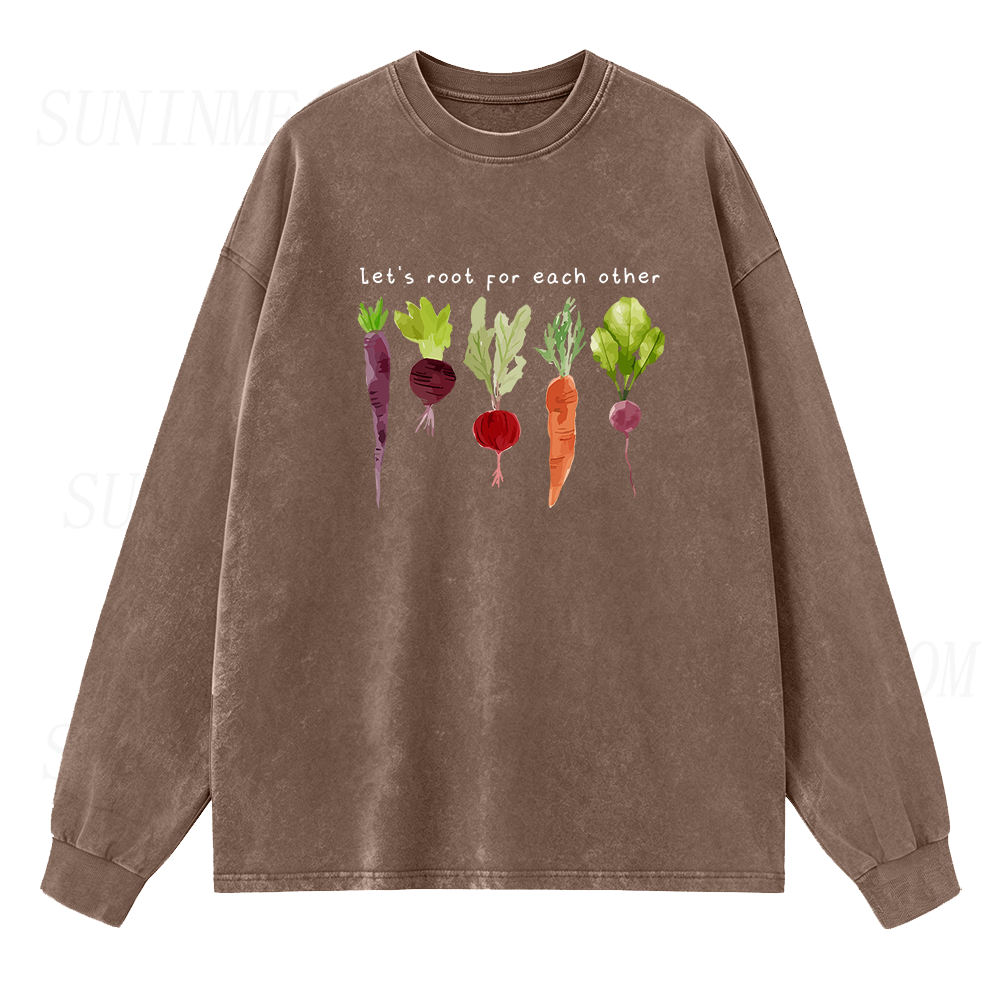 Lets Roots For Each Other Long Sleeve Unisex Tee