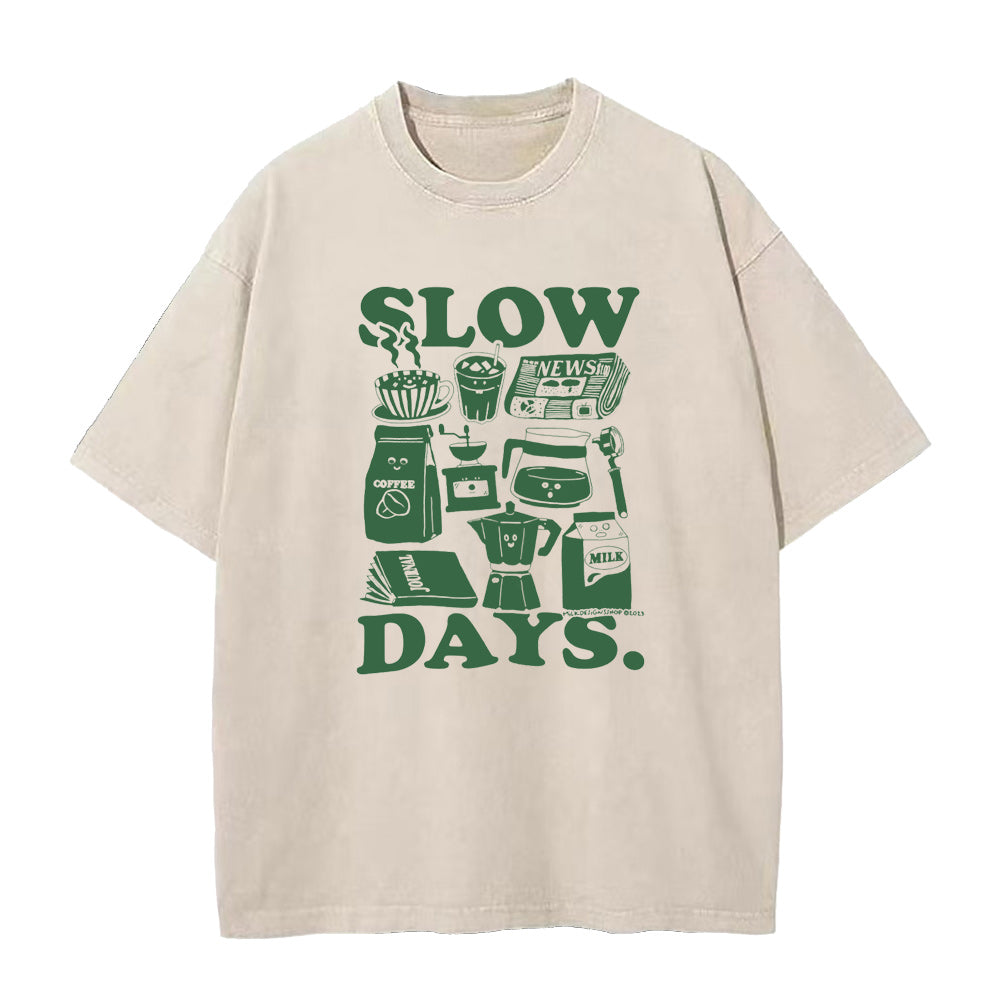コーヒースローデイズ ユニセックスTシャツ