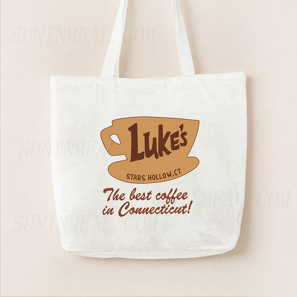 Luke's Coffee Canvas Tote Bag