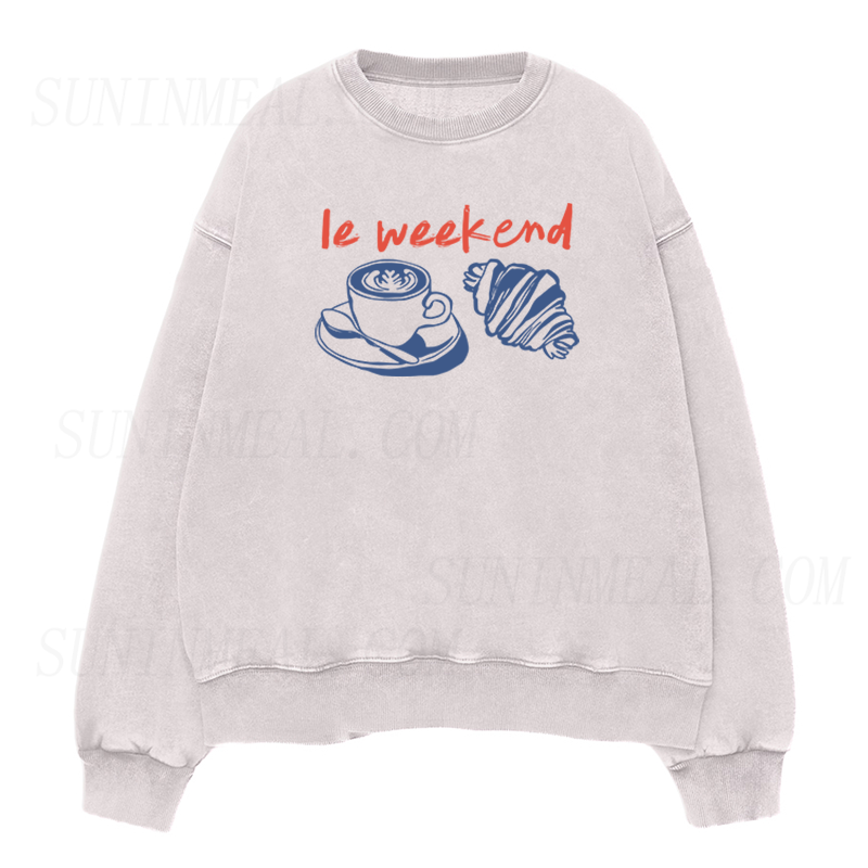 Le Weekend Coffee Unisex Crewneck Sweatshirt