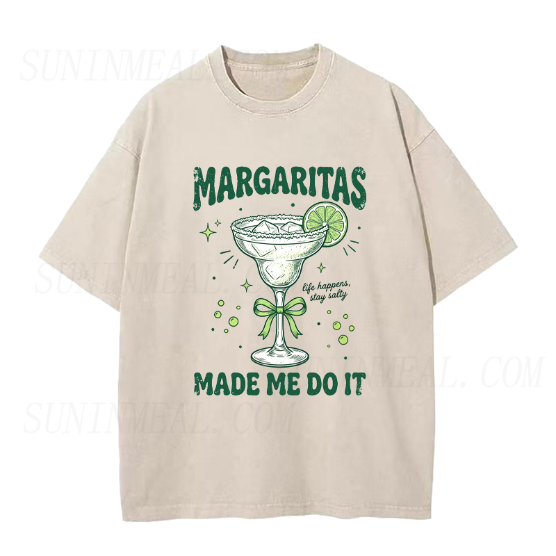 Margaritas Made Me Do It Unisex Tee