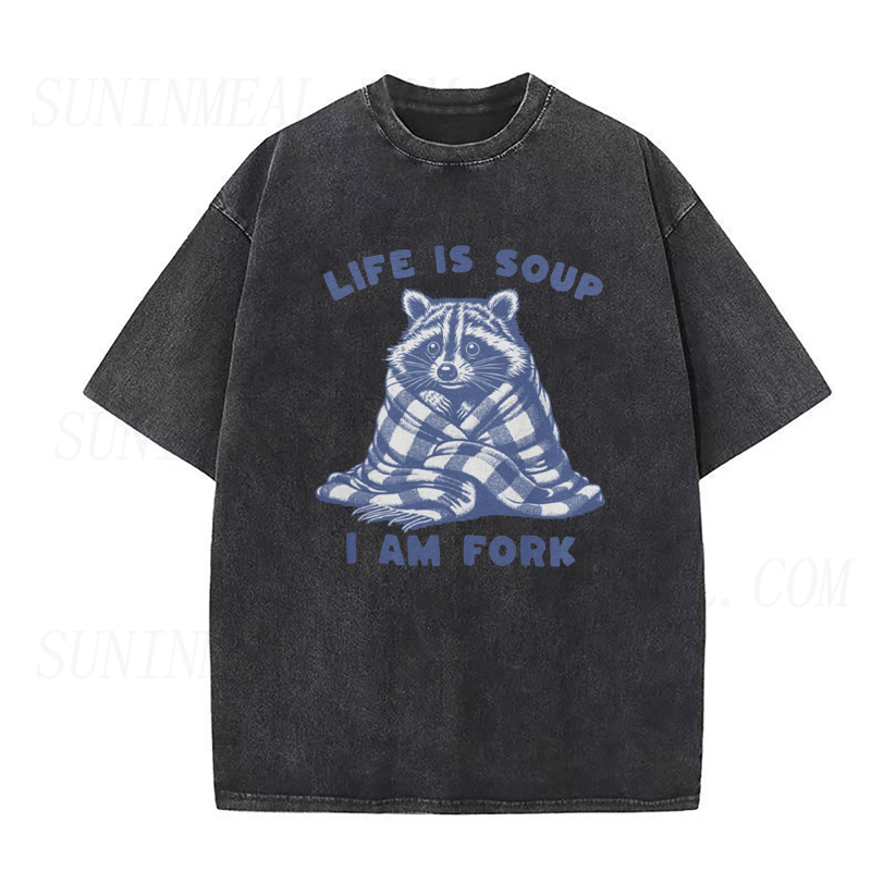 Life Is Soup I Am Fork Unisex Tee