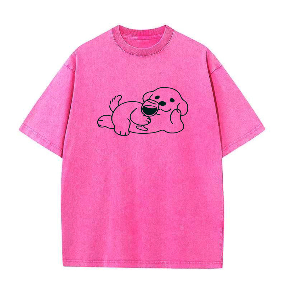 Wine Dog Unisex Tee