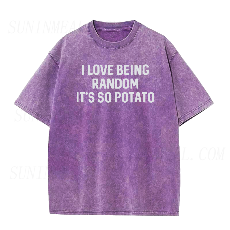 I Love Being Random, It's So Potato Unisex Tee