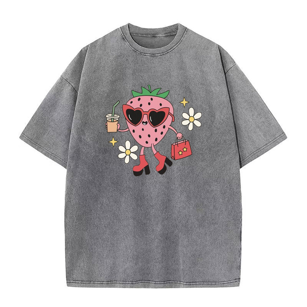 shopping Strawberry Unisex Tee
