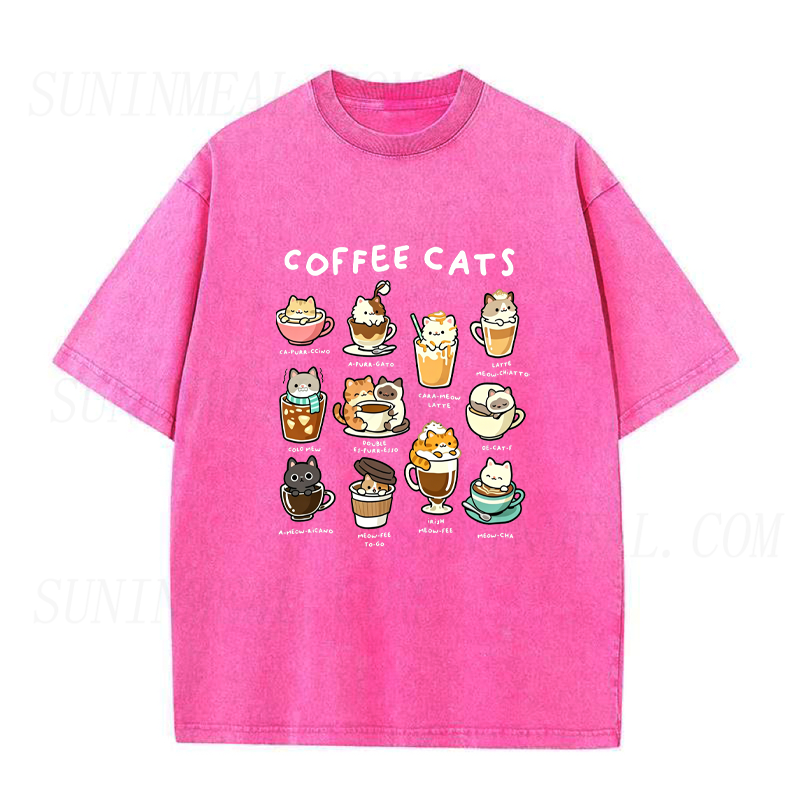 Coffee Cats Unisex Tee