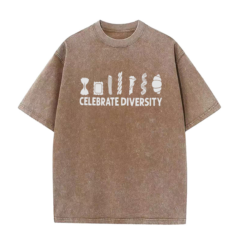 Celebrate Diversity Pasta Unisex Tee
