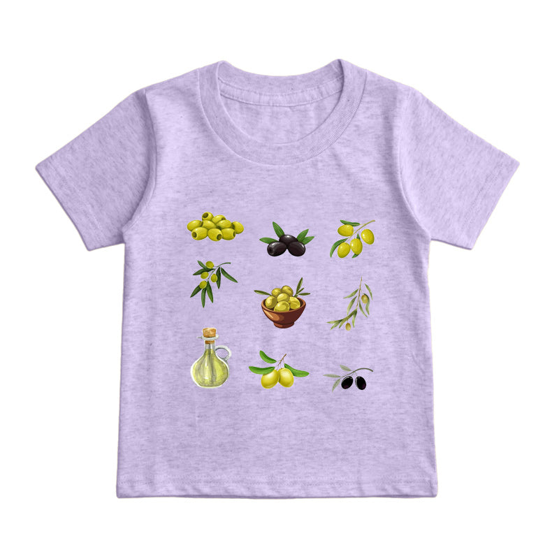 Mediterranean Olive Oil Kids T-Shirt