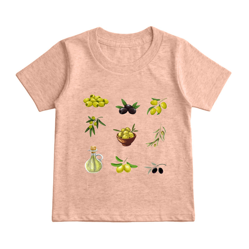 Mediterranean Olive Oil Kids T-Shirt