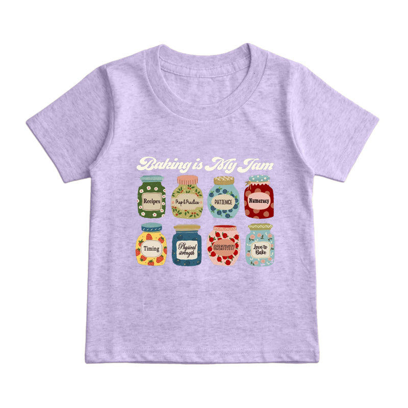 Baking is My Jam Kids T-Shirt