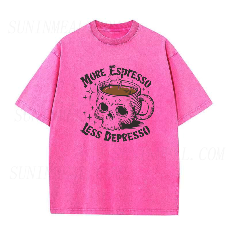 モア・エスプレッソ・レス・デプレッソ ユニセックスTシャツ