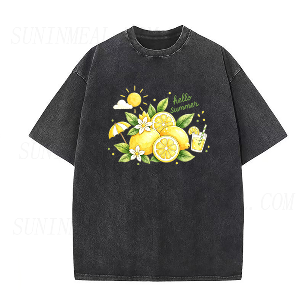 Hello Summer Lemon Unisex Tee
