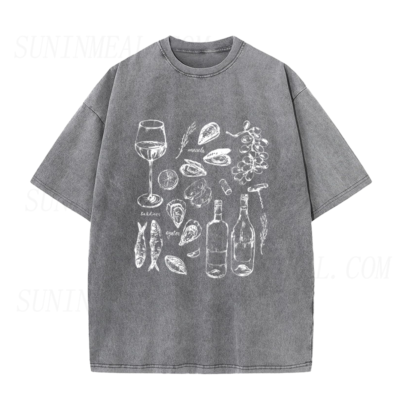 Ocean Wine Grapes Unisex Tee
