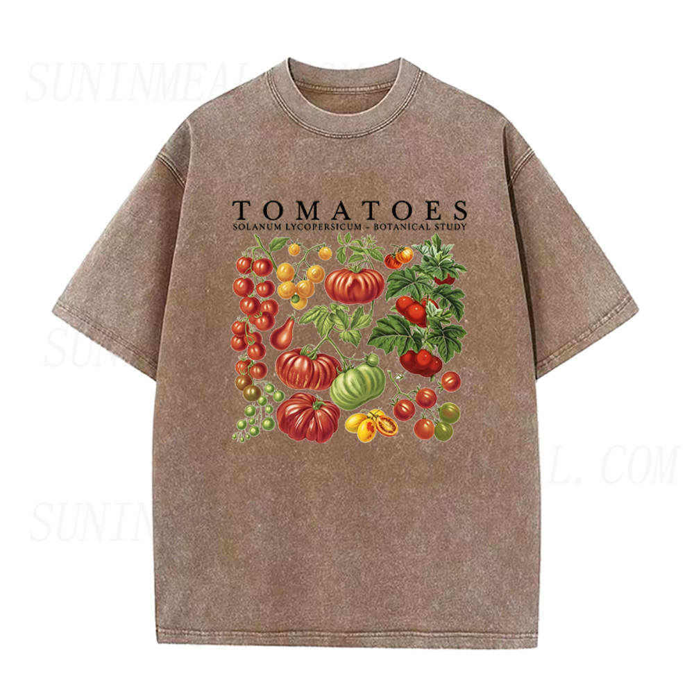 Vintage Botanical Tomatoes Graphic Unisex Tee