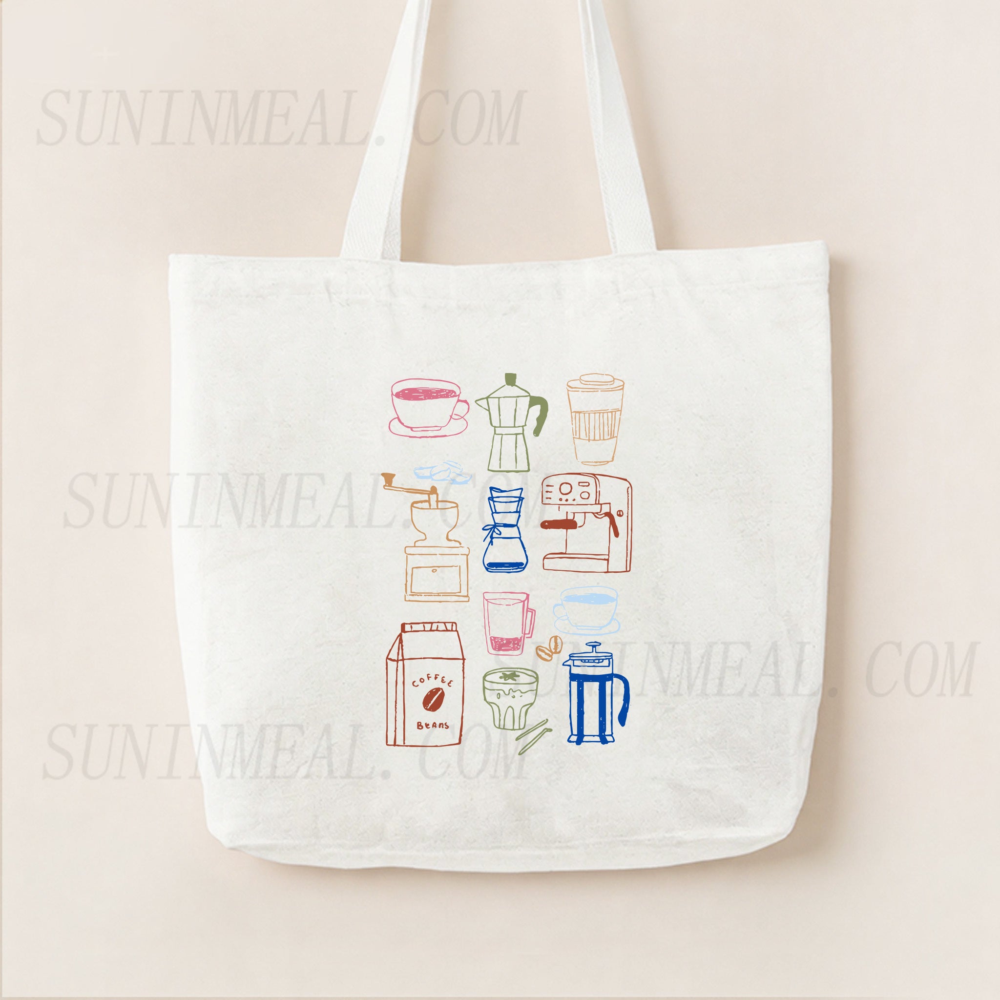 Coffee Canvas Tote Bag