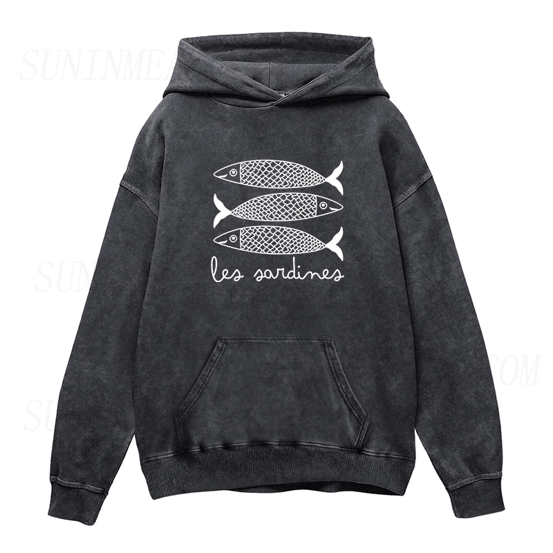 Les Sardines Unisex Hoodie