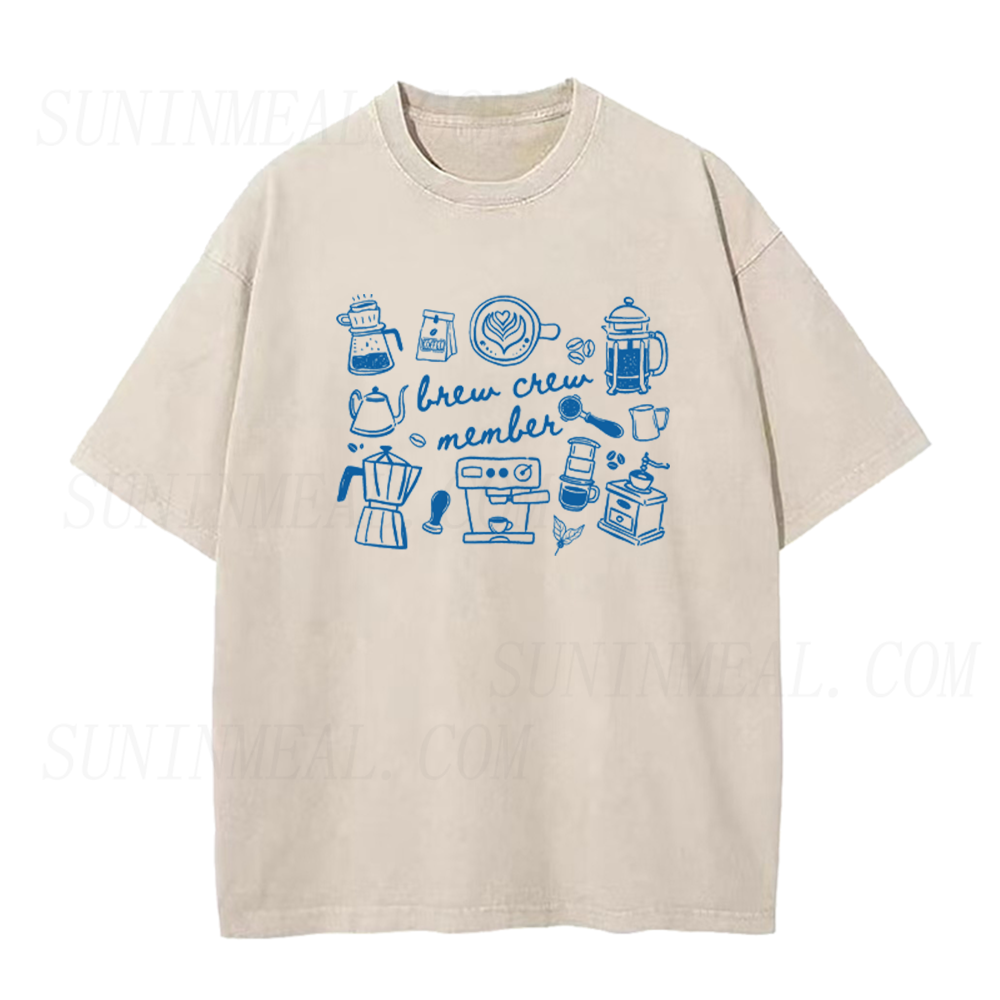 Brew Crew Member Coffee Tools Unisex Tee