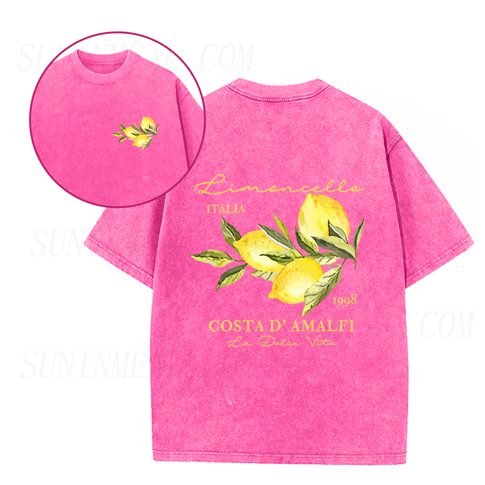 Retro Limoncello La Dolce Vita Unisex Tee