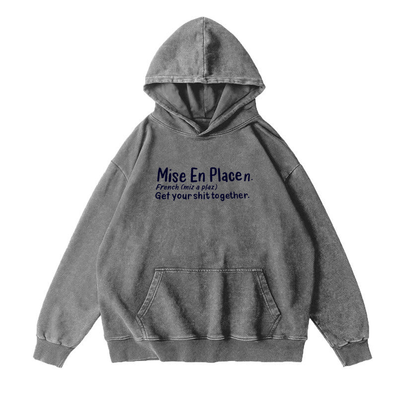 Mise En Place Humorous Definition Unisex Hoodie