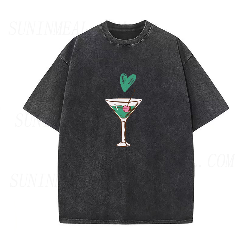 Heart & Martini Tee