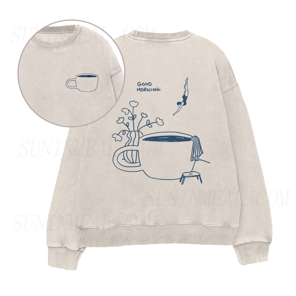 Coffee Diver Unisex Crewneck Sweatshirt
