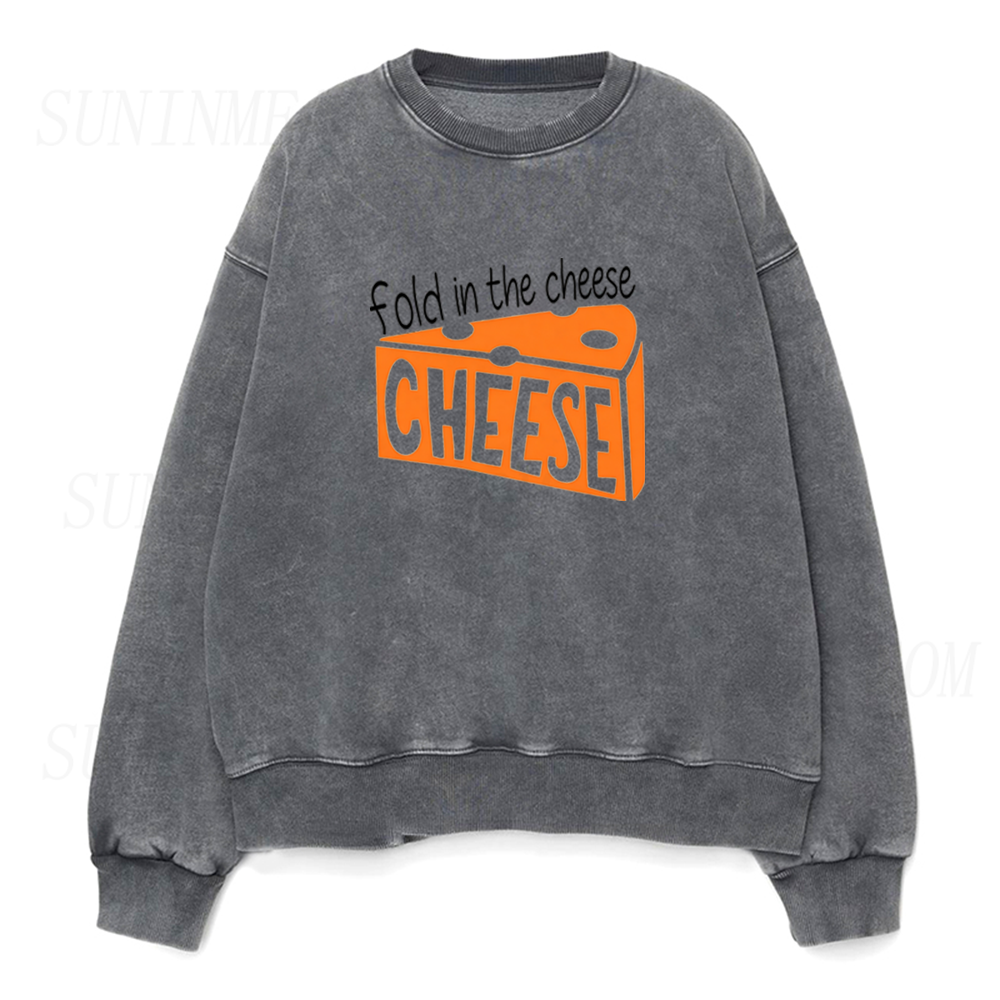 Fold In The Cheese Unisex Crewneck Sweatshirt